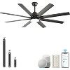 Large Industrial Smart Ceiling Fans with Lights and Remote & APP Control 8 ABS Blades 6-Speed Powerful DC Motor Reversible For Home/Commercial/Outdoor - 4 of 4