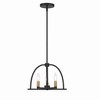 Crystorama Lighting Abbott 3 - Light Chandelier in  Black - 3 of 4