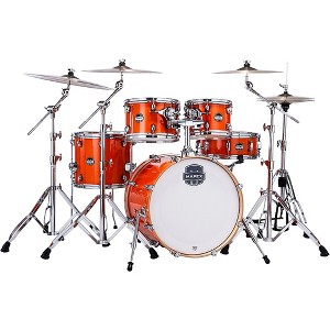 Mapex Mars Maple Fusion 5-Piece Shell Pack With 20" Bass Drum Glossy Amber - 1 of 3
