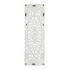 Wooden Floral Handmade Intricately Carved Wall Decor White - Olivia & May: Traditional Style, Vertical Orientation - 3 of 4