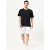Lars Amadeus Men's Summer Slim Fit Flat Front Plaid Dress Shorts - 3 of 4