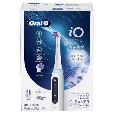 Oral-b Io Series 5 Electric Toothbrush With Brush Head - Ultimate White ...