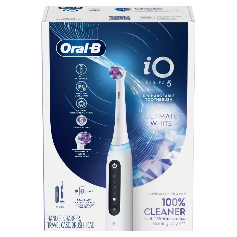 Oral-B iO Series 5 Electric Toothbrush with Brush Head, 3 of 21