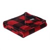 20"x20" Oversize Cabin Plaid Square Throw Pillow with 50"x60" Cabin Plaid Throw Blanket Set Red/Black - Eddie Bauer - 4 of 4