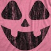 Womens Vintage Jack Pumpkin T Shirt Funny Halloween Jack O Lantern Retro Smile Tee For Ladies - Crazy Dog Women's T Shirt - 2 of 4