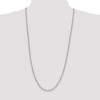 Black Bow Jewelry 4.5mm, Sterling Silver Fancy Solid Rolo Chain Necklace - 2 of 4