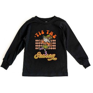 The Juniper Shop Tis The Season Scarecrow Youth Long Sleeve Tee - 1 of 3