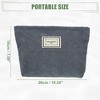Unique Bargains Corduroy Zipper Makeup Bags and Organizers 1 Pc - 4 of 4