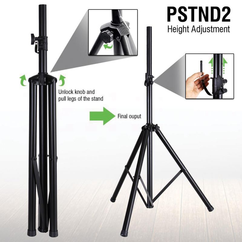 Pyle® Tripod Speaker Stand (6ft), 4 of 8