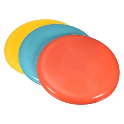 Unique Bargains 10 Inch Flying Disc 3 Pack Flying Disk Bulk Set For ...