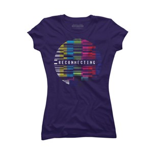 Junior's Design By Humans Reconnecting By clingcling T-Shirt - 1 of 3