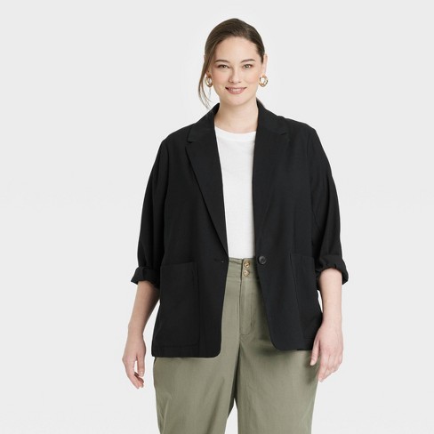 Alivia Ford, Jackets & Coats, Alivia Fords Black Womens Jacket Plus Size  X