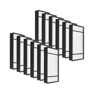 Nispira True HEPA Replacement Filter H for Honeywell HRF-H2 Fits Air Purifier Model HPA050, HPA150, HPA060, HPA160, HHT055, HHT155, 12 Packs - 1 of 4