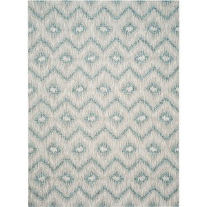Courtyard CY8463 UV & Stain Resistant Non-Shedding Power Loomed Indoor/Outdoor Rugs - Safavieh - 1 of 4