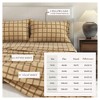100% Cotton Plaid & Stripe Flannel Sheet Set - Great Bay Home - 3 of 4