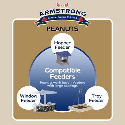 Armstrong Wild Bird Food Shelled Peanut Halves, 4.4 Pounds