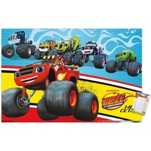 Trends International Nickelodeon Blaze and the Monster Machines Unframed Wall Poster Prints - 1 of 4