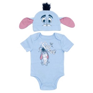 Disney Cosplay Baby Bodysuit and Hat Set Newborn to Infant - 1 of 4