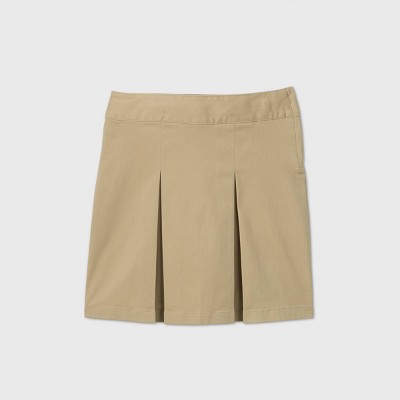 Beige uniform outlet skirt