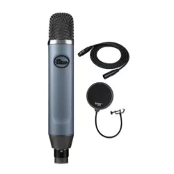 Blue Microphones Ember XLR Condenser Microphone with Cable and Pop Filter