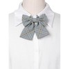 INSPIRE CHIC Women's Pre-tied Colorful Plaid Elastic Strap Party Costume Bow Ties - 4 of 4