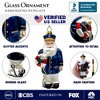 Santa the Ship Captain Glass Ornament, Gift for Boat Commander of the Seas| OrnamentallyYou - 3 of 4
