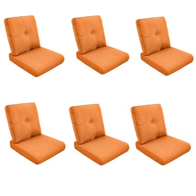 Buenhomino Outdoor Seat Cushion Set 25 x 22 x 4 Inch,Waterproof & Fade Resistant Outdoor Chair Cushions,Deep Seat Cushion with Removable Cover