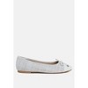 Junpey Plaid Tweed Ballet Flats Women - 2 of 4