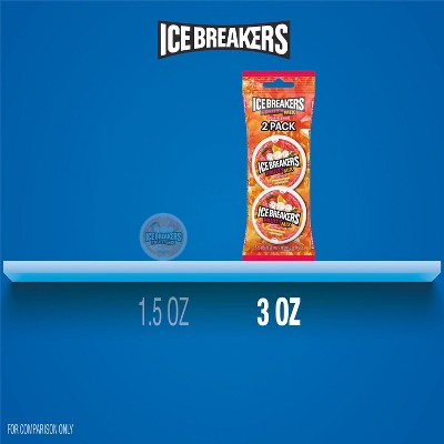 Ice Breakers Fruit Mix Flavored Sugar Free Mints - 1.5oz/2ct