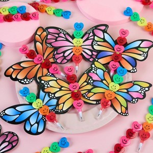 Joyfy 36PCS Valentines Day Stationery Set with Butterfly Pencils and Cards, Perfect for Kids Party Favors School Exchange and Holiday Reward Prizes - 1 of 4