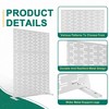TUYOHW Metal Privacy Screen Outdoor, Decorative Privacy Panels, Freestanding Privacy Screen for Patio, Garden, Pool (White Square) - 4 of 4