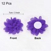 Unique Bargains Durable Versatile Chiffon  Artificial Flowers for Graduation Headbands 12 Pcs - 2 of 4