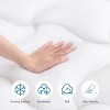 Vipbear 4 Inch Dual Layer Memory Foam Mattress Topper,2 Inch Cooling Gel Memory Foam & 2 Inch Pillow Top Mattress Pad, Fits 8-20 Inches Deep Pocket - 2 of 4