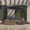 CASAINC 11 FT Cantilever Umbrella with Base - 2 of 2