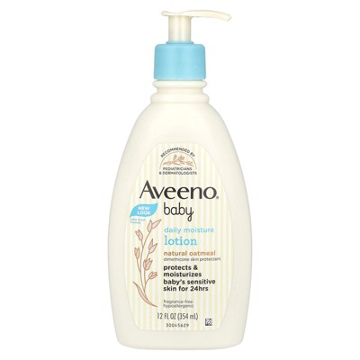 Image of Aveeno Baby, Daily Moisture Lotion, Fragrance Free, 12 fl oz (354 ml)