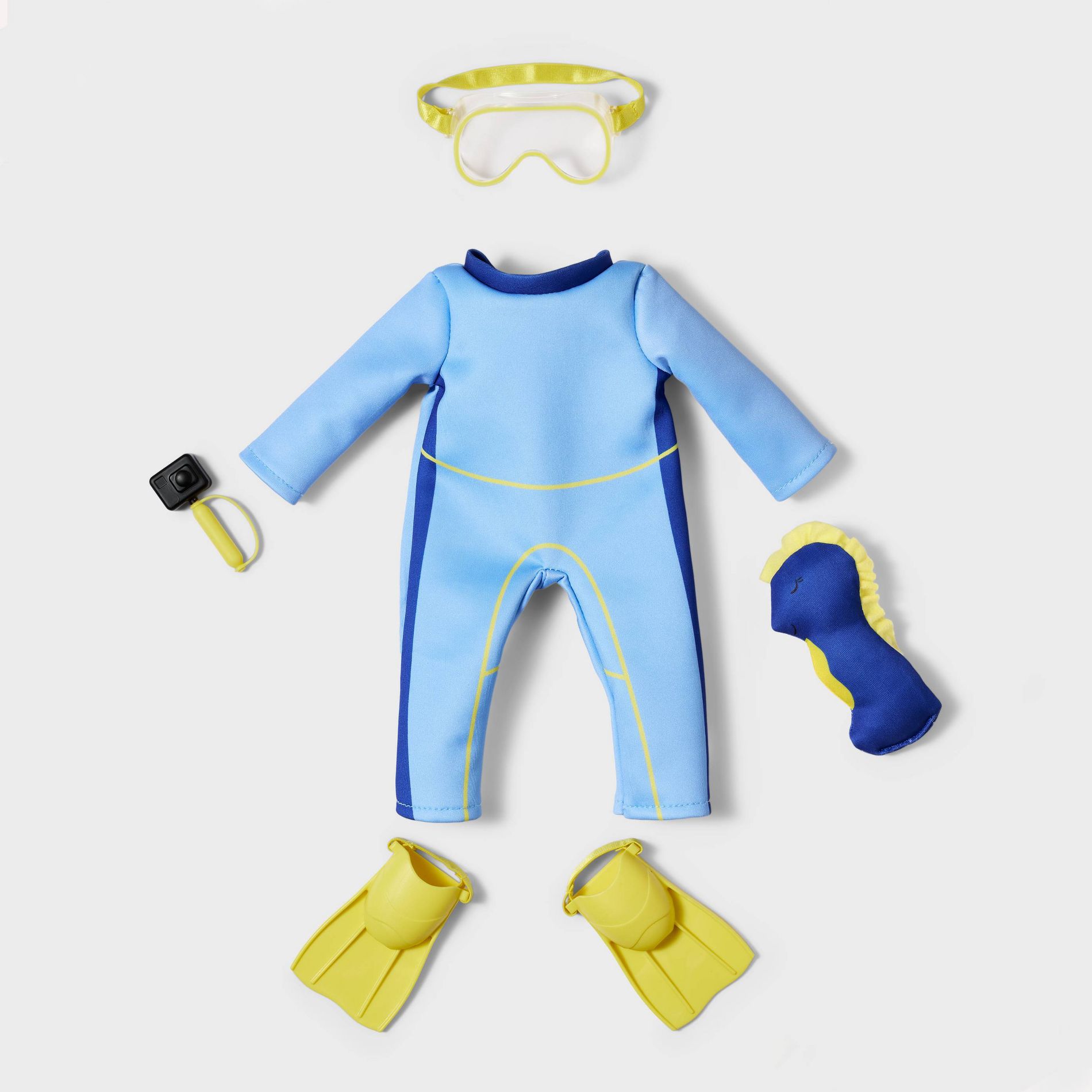 14" Scuba Diver Doll Outfit - Gigglescape™