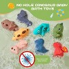 9-Pack Dinosaur Bath Toys, Mold-Free No-Hole Sealed Set for Babies and Toddlers - 2 of 4