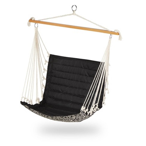 Black hammock swing online chair