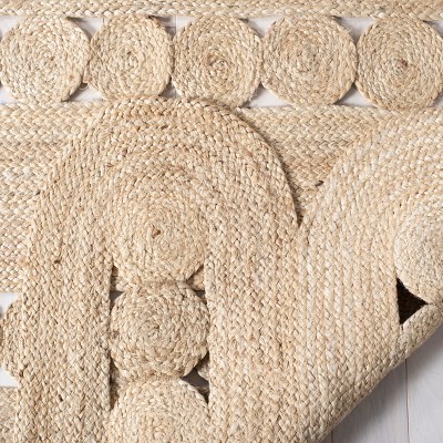 Hand-Knotted Ivory Jute 8' x 10' Area Rug