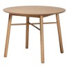 Baxton Studio Denmark Mid-Century Modern Dark Grey Fabric and French Oak Brown Finished Rubberwood 5-Piece Dining Set - 4 of 4