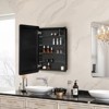 VEVOR Medicine Cabinet, 20 x 30 inch, Medicine Cabinet for Bathroom with Mirror,  Aluminum Frame, 4-layer Adjustable Shelves, Black - 2 of 4
