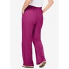 Woman Within Plus Size 7-Day Knit Wide-Leg Pant - 3 of 4