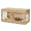ORRD Wooden Hamster Cage with Clear Acrylic Front & Ventilated Top, Small Animal House for Hamsters & Guinea Pigs - 3 of 4