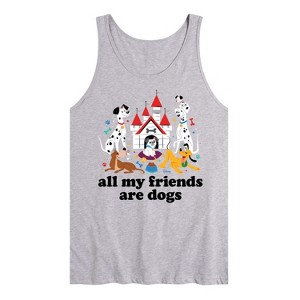 Men's - Disney - Cats & Dogs Graphic Tank Top - 1 of 2