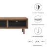 Modway Kurtis TV Stand - Modern MDF and Particleboard Console in Walnut for TVs up to 52", with Storage Cabinets and Open Shelf - 2 of 4