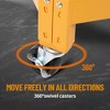 300 LBS Mobile Rolling Gear Seat Height Adjustable 8.8"-10.4" With Spinning Gear Tray - 4 of 4