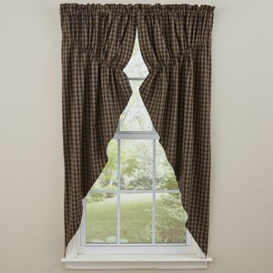 Park Designs Buffalo Check Lined Gathered Swags - 1 of 3