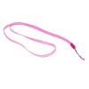 Unique Bargains Hot Pink Soft Neck Strap Lanyard Holder 18" Long for MP3 Cell Phone Keys Work Card - 2 of 4