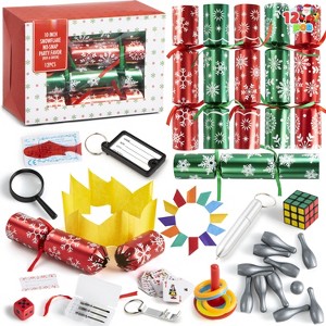 Joyfy 12-Pack Christmas Party Favors Non-Snap - Snowflake Sets Holiday Surprise Gifts for Kids & Adults - 1 of 4