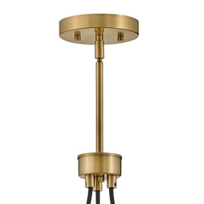 Lark Rumi Contemporary 3-Light Globe Pendant in Lacquered Brass